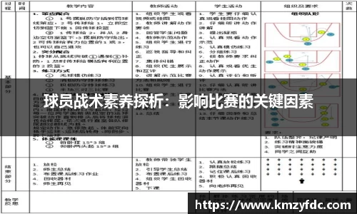 球员战术素养探析：影响比赛的关键因素